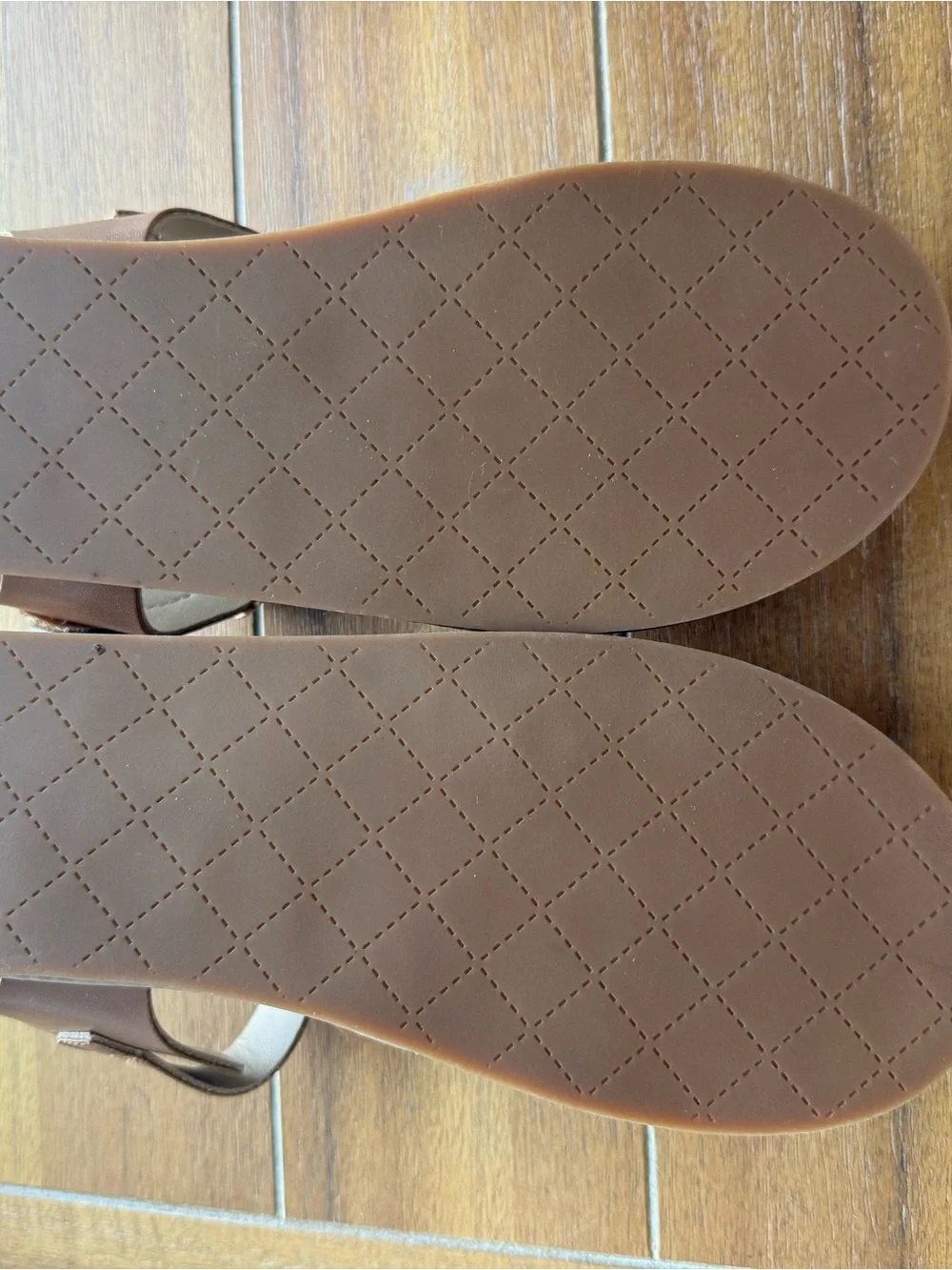 NWOT Kids Nordstrom Brown Strappy Leather Sandals